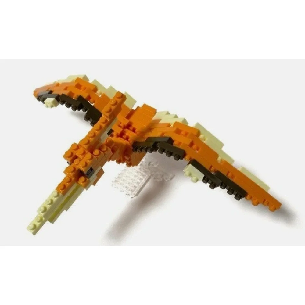 Daiso Petit Block‎ Pteranodon Dinosaur Friend No 52 Micro Building Set New